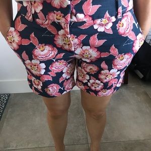 Floral print shorts